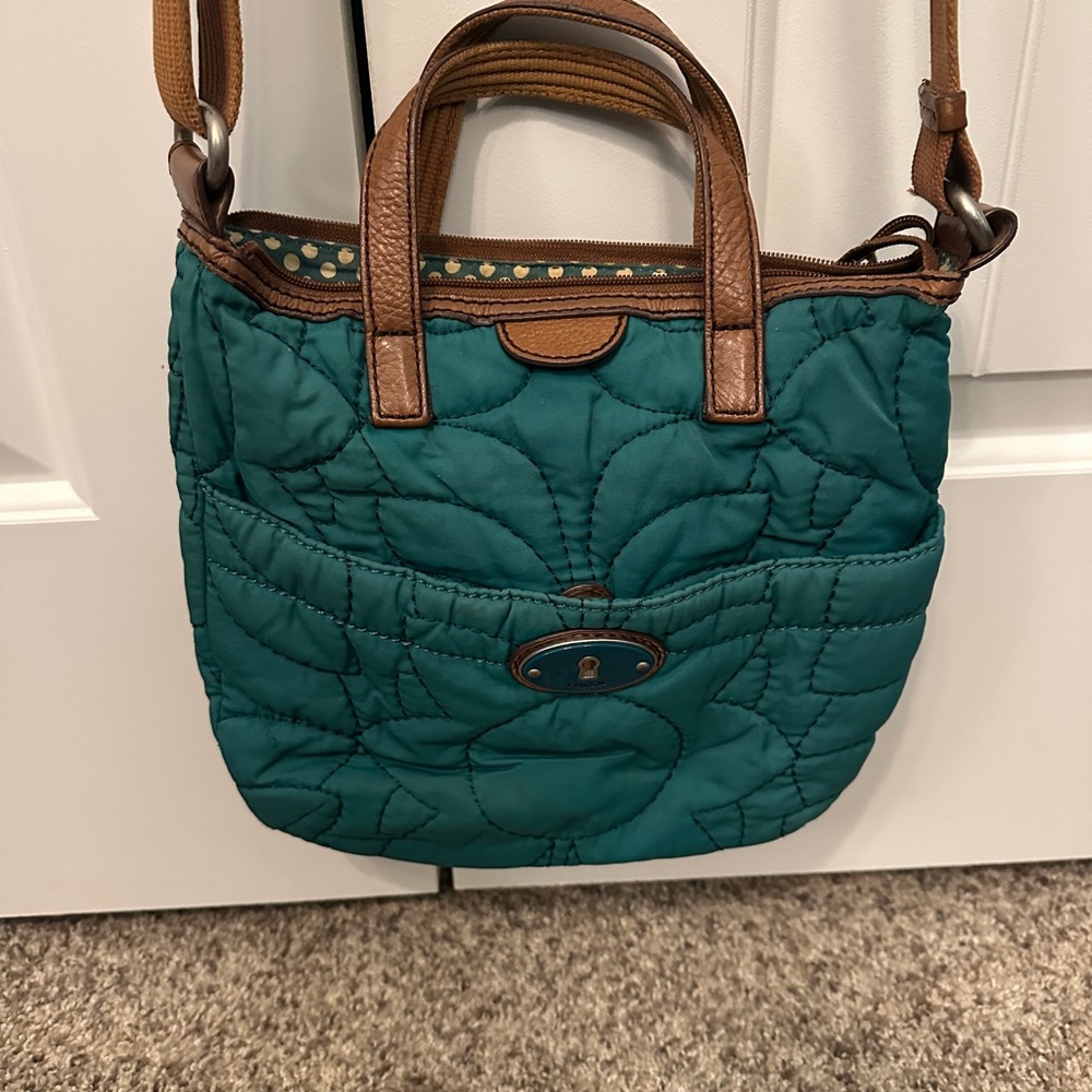 Fossil Quilted Crossbody